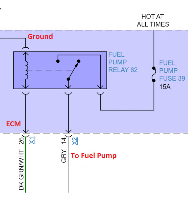Chevrolet Equinox Fuel Pump Relay Diagram