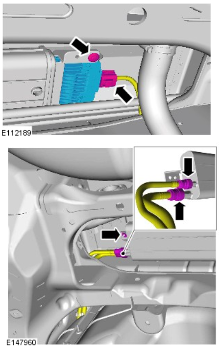 Jaguar XJL EVAP Canister Removal