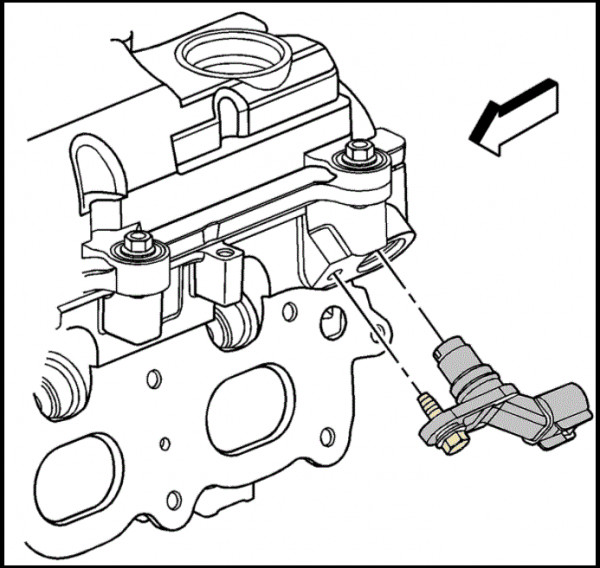 Saturn Sky Intake Camshaft Position Sensor Bank 1