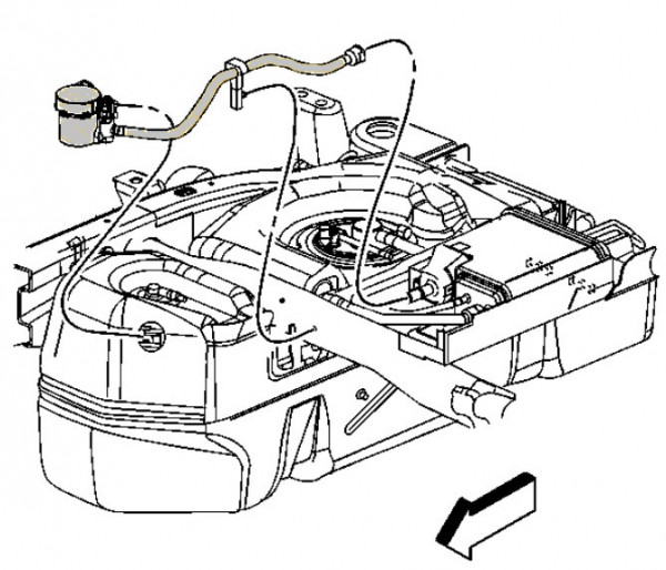 GMC Sierra EVAP Emission Vent Valve