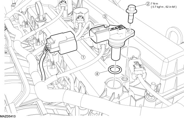 Mazda Tribute Camshaft Position Sensor Location