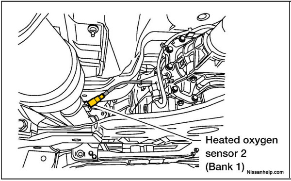 Nissan Armada Sensor and Oxygen (O2) Sensor Location