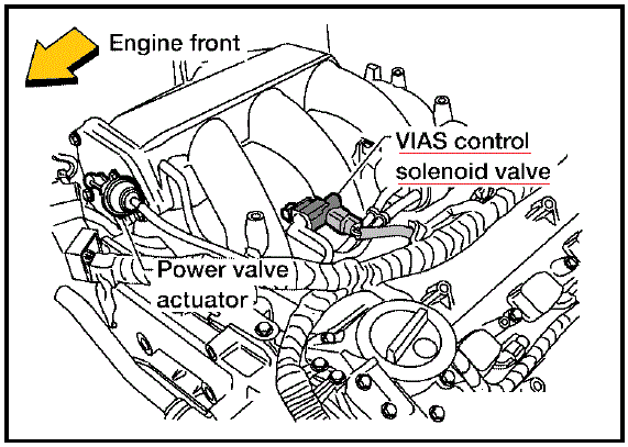 2004 Nissan Quest Variable Intake Air System Control (VIAS) Solenoid Valve