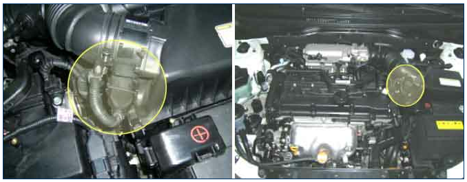 2007 Hyundai Accent Intake temperature Sensor