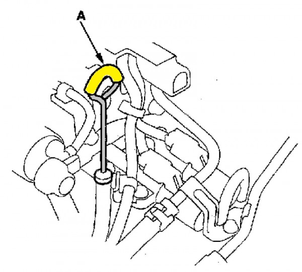 1999 Honda Accord EX Sedan V6-3.0L Fluid - A/T: Testing and Inspection