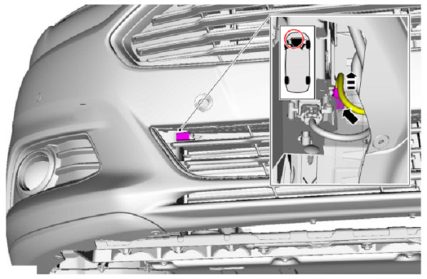 2014 Ford Fusion Hybrid Ambien Air Temperature Sensor Location