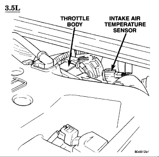 Chrysler 300M Intake Air Temperature IAT Sensor Location