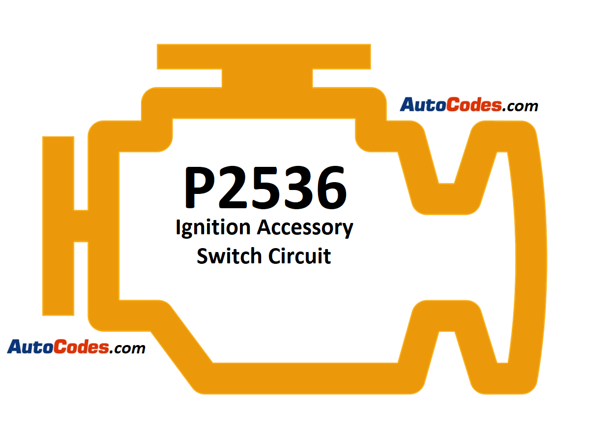 OBDII Code P2536 GMC - Ignition Accessory Switch Circuit - AutoCodes.com