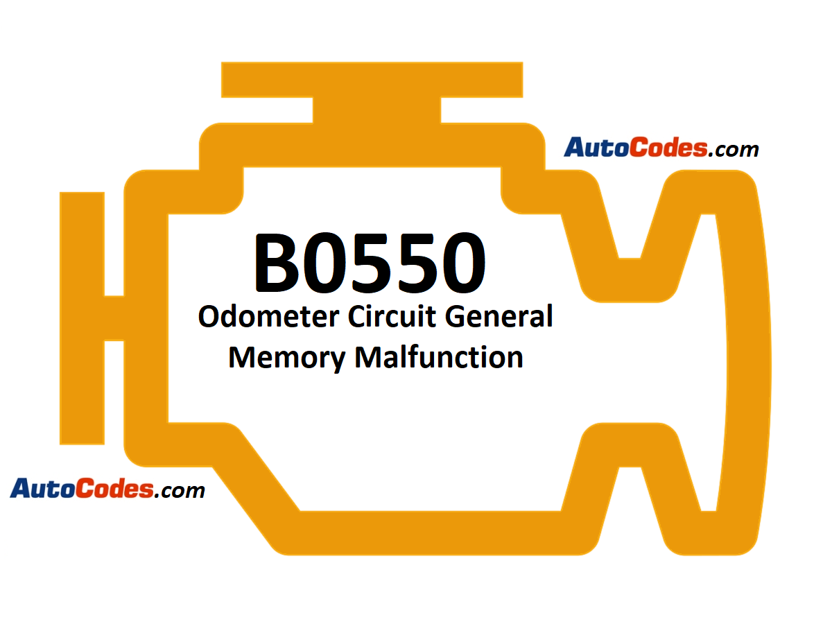 OBDII Code B0550 2017 Chevrolet Silverado - Odometer Circuit General Memory Malfunction - AutoCodes.com