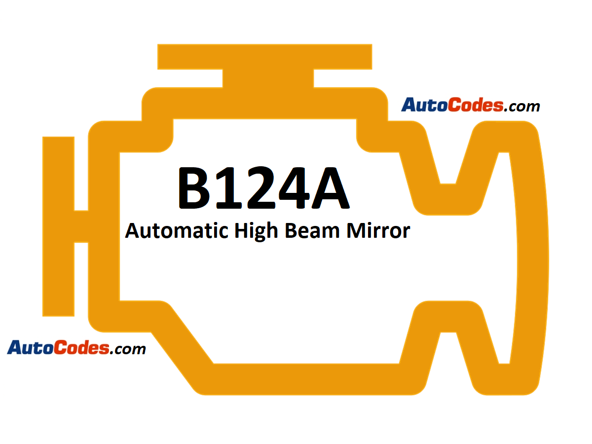 OBDII Code B124A 2014 Toyota RAV4 - Automatic High Beam Mirror - AutoCodes.com