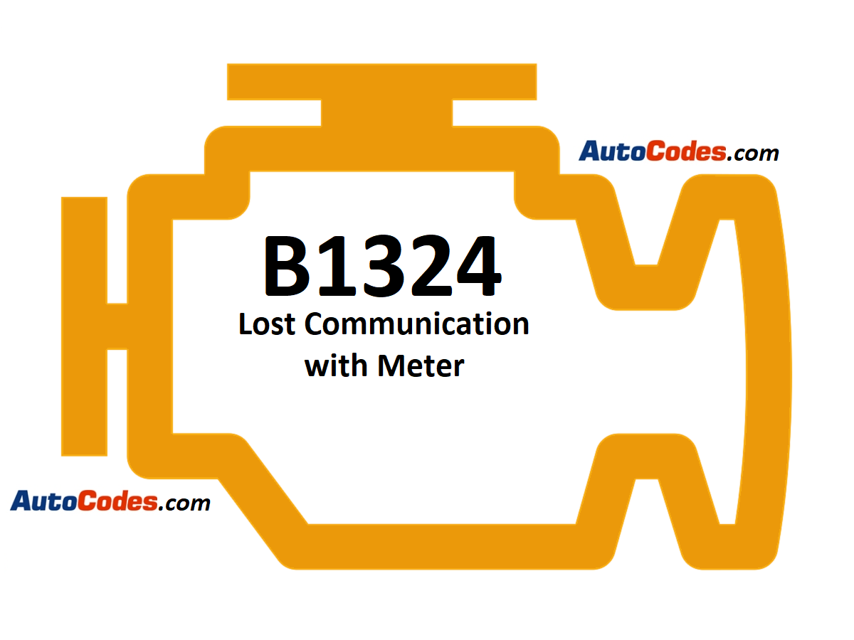 OBDII Code B1324 2015 Toyota RAV4 - Lost Communication with Meter - AutoCodes.com