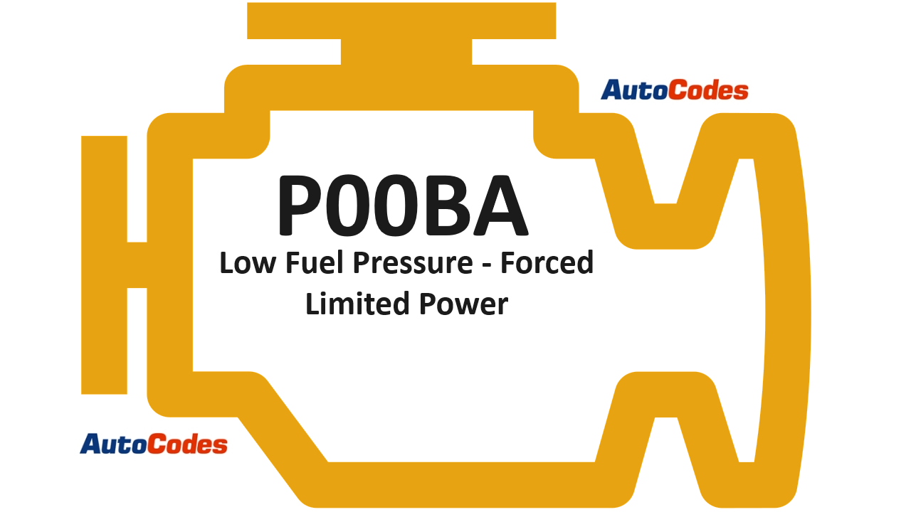 OBDII Code P00BA 2015 Ford F150 - Low Fuel Pressure - Forced Limited Power - AutoCodes.com