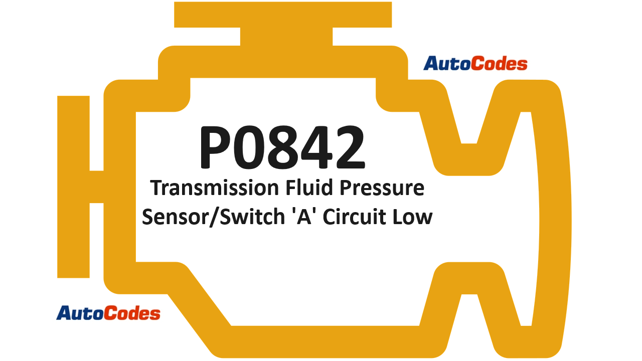 OBDII Code P0842 2017 Honda CR-V - Transmission Fluid Pressure Sensor/Switch 'A' Circuit Low - AutoCodes.com