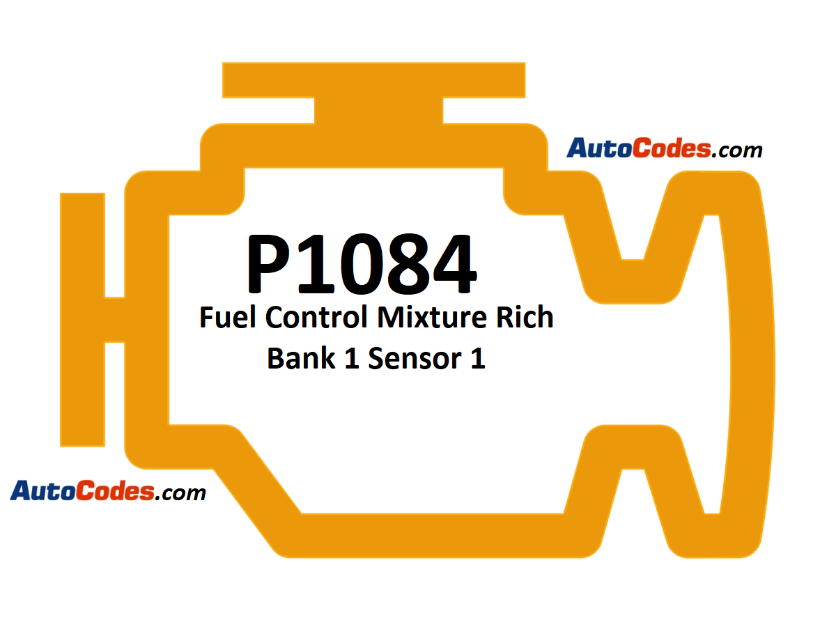 OBDII Code P1084 MINI - Fuel Control Mixture Rich Bank 1 Sensor 1 - AutoCodes.com