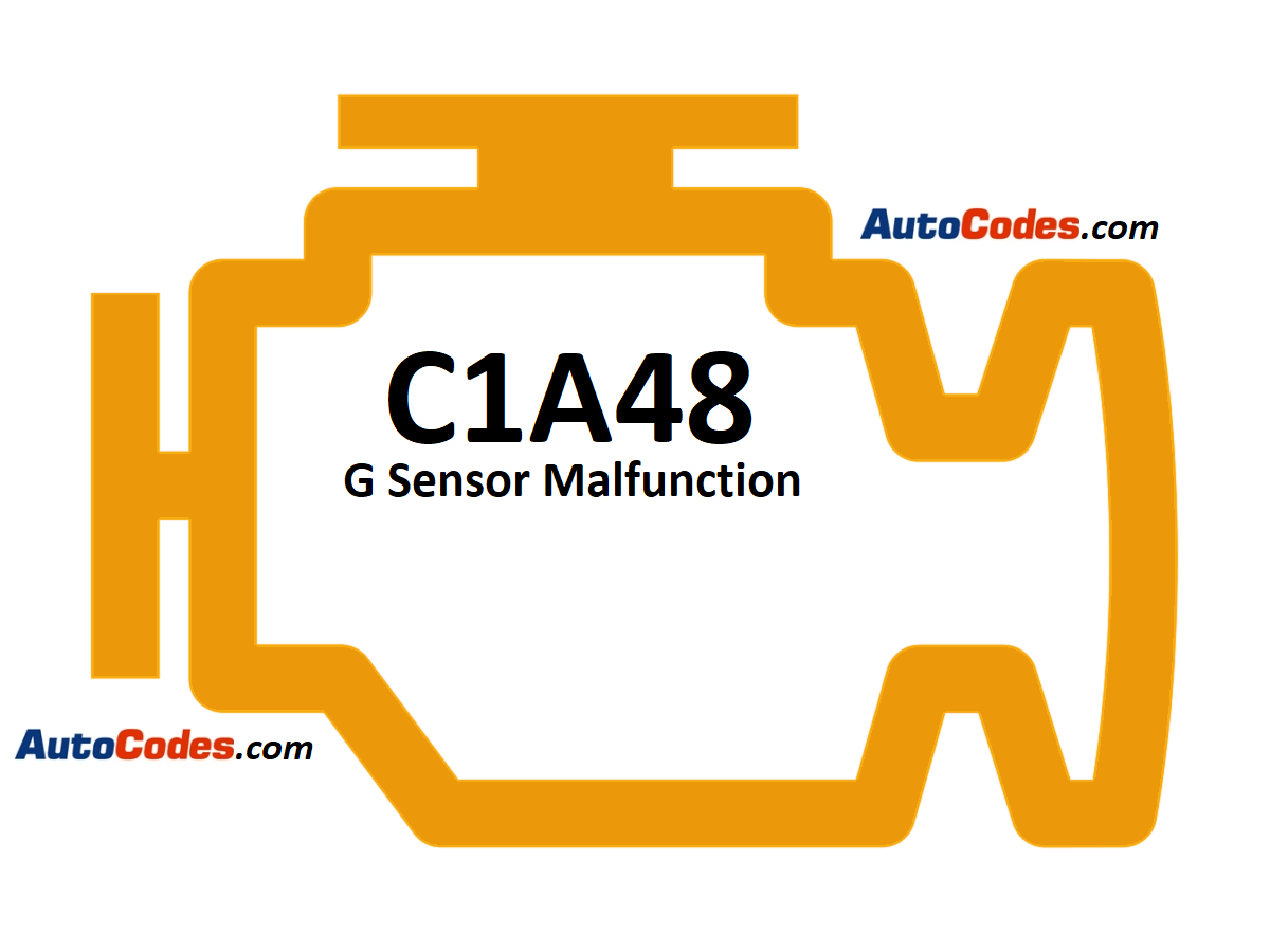 OBDII Code C1A48 Toyota - G Sensor Malfunction  - AutoCodes.com