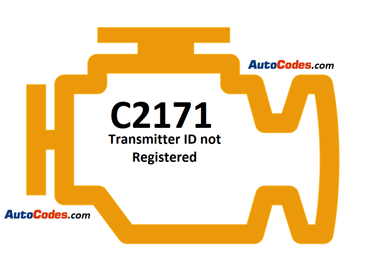 OBDII Code C2171 Toyota - Transmitter ID not Registered - AutoCodes.com